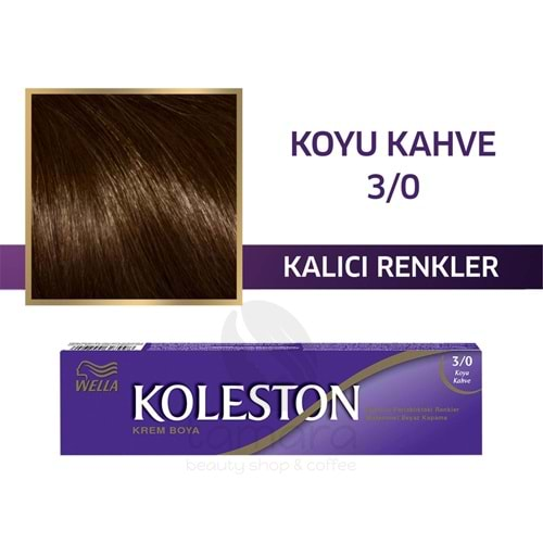 Koleston Single Tüp Boya 3/0 Koyu Kahve