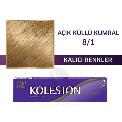 Koleston Single Tüp Boya 8/1 Açık Küllü Kumral