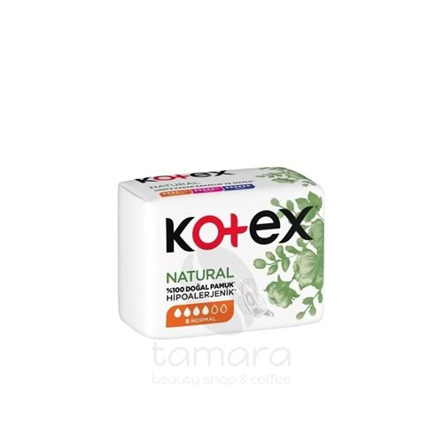 Kotex Natural 8 Li Hipoalerjik Ped