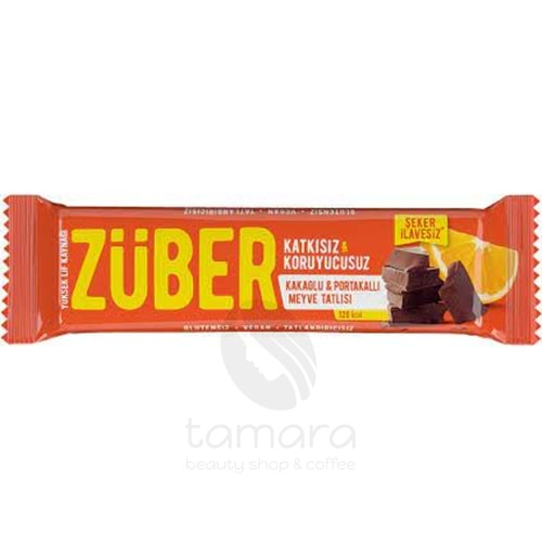 Züber Kakaolu Portakallı Meyve Bar 40 Gr