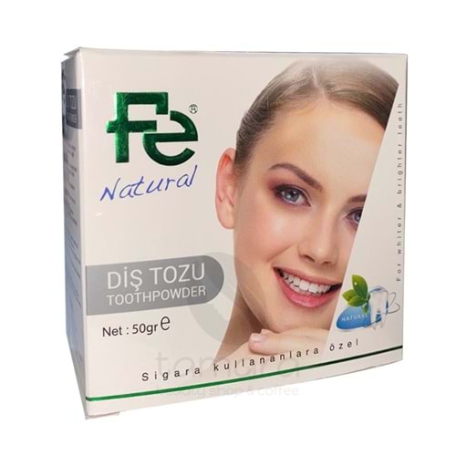 Fe Beyazlatıcı Diş Tozu Natural / Herbal