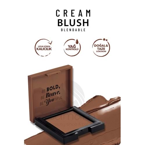 Pastel Cream Blush - Krem Allık 50 Brownie