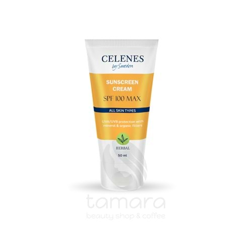 Celenes Herbal Güneş Kremi 100 Spf 50ml.