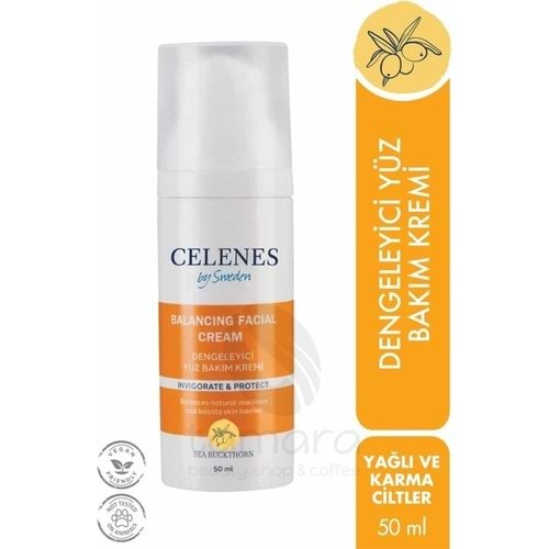 Celenes Sea Buckthorn Yüz Kremi Yağlı ve Karma Cilt 50 ml