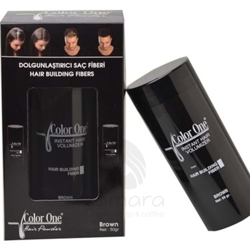 Color One Topik Dolgunlaştırıcı Hair Building Fibers Brown Dolgunlaştırıcı 50 gr. Kahve