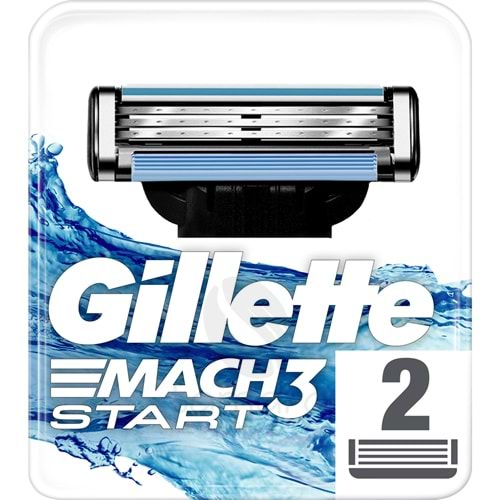 Gillette Mach3 Start Yedek Tıraş Bıçak 2'li