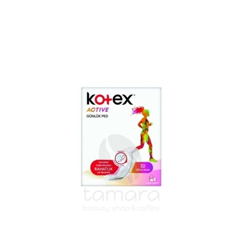 Kotex Aktive Günlük 32 Li Hijyenik Ped