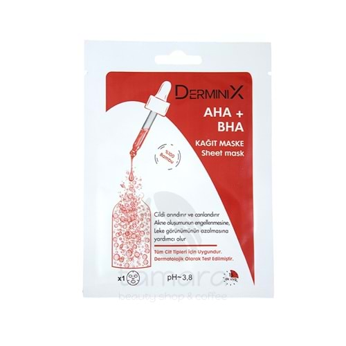 Derminix AHA+BHA Kağıt Maske