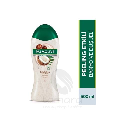 Palmolive Body & Mind Hindistan Cevizi ve Jojoba Yağları Peeling Etkili Banyo ve Duş Jeli 500 ml