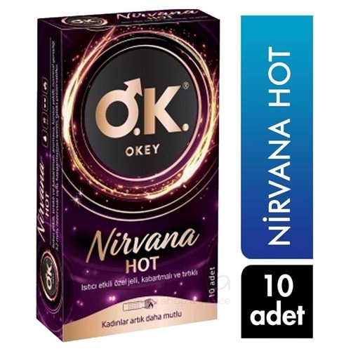 Okey Prezervatif 10'lu Nirvana Hot