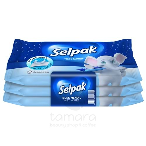 Selpak Islak Cep Mendil Antibakteriyel 3x10 lu