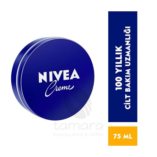 Nivea Creme 75ml,Bakım Yapan Koruma, Tüm Ciltler için Nemlendirici Krem