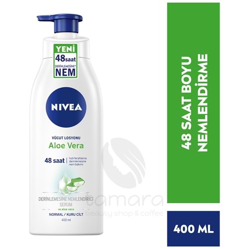 Nivea Aloe Vera Vücut Losyonu 400ml, Normal / Kuru Ciltler için