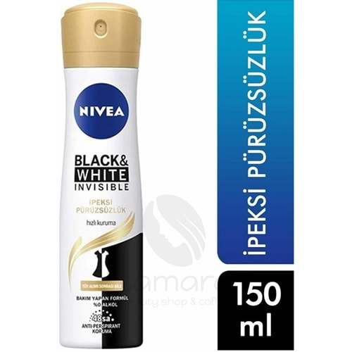 Nivea Deodorant 150 ml Kadın Invisible Black & white Ipeksi