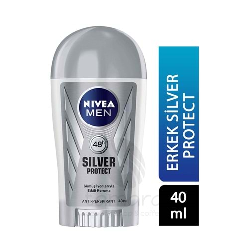 Nivea Stick 40 ml Erkek Silver Protect