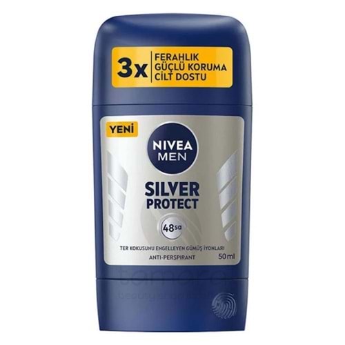 Nivea Men Erkek Stick Deodorant Silver Protect 50ml