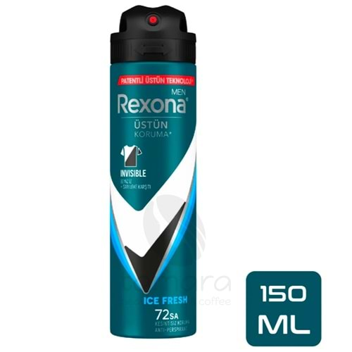 Rexona Erkek Deodorant Invisible Ice Fresh Men 150 Ml