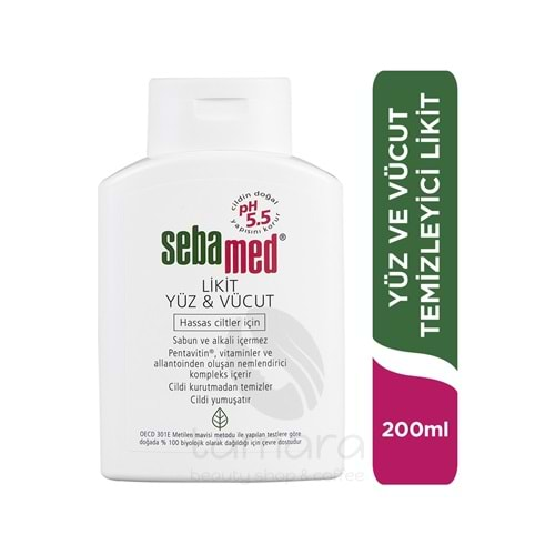 Sebamed Likit Yüz & Vücut Temizleyici 200 ml