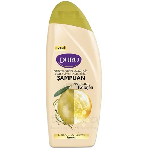 Duru Zeytinyağı&Kolajen Kuru Ve Normal Saçlar İçin Şampuan 500 Ml