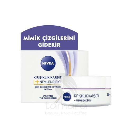 Nivea Kırışıklık Karşıtı Nemlendirici Yaşa Özel Yüz Bakım Kremi 35+ 50ml.