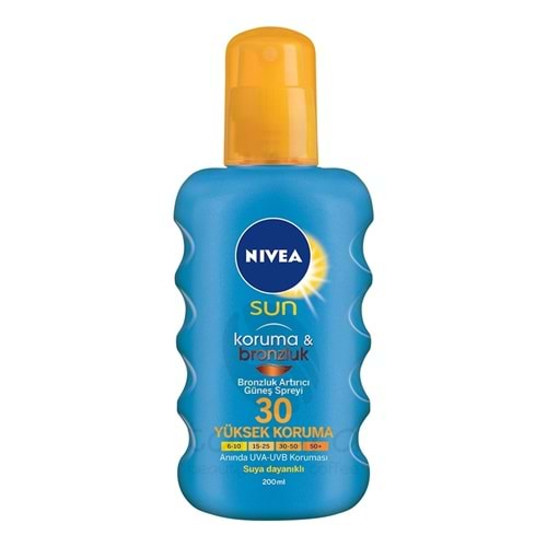 Nivea Sun Koruma ve Bronzluk 30SPF 200ML Sprey