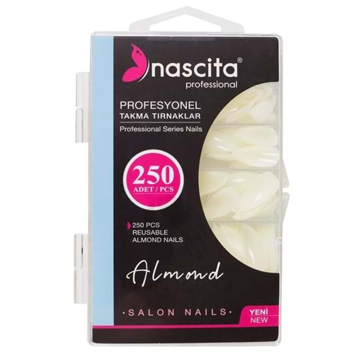 Nascita 250'li Kutulu Almond Takma Tırnak - 172