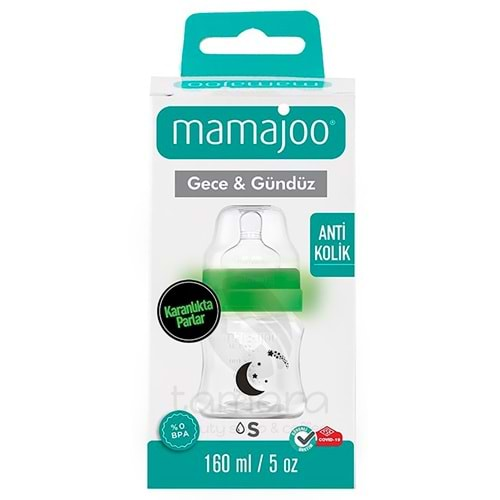 Mamajoo Gece & Gündüz Biberonu 160 ml Şeffaf