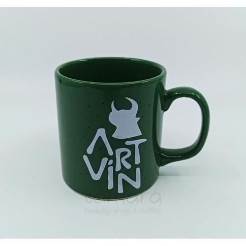 Artvin Logo Baskılı Kupa Bardak / Yeşil