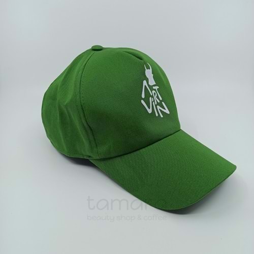 Artvin Logo Baskılı Koton Şapka Yeşil