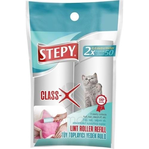 Stepy Classx Tüy Toplayıcı Yedek Rulo/50 Yaprak 2li