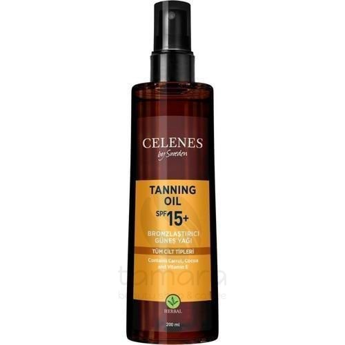 Celenes Herbal Tannıng Oil Spf 15 Bronzlaştırıcı 200 Ml