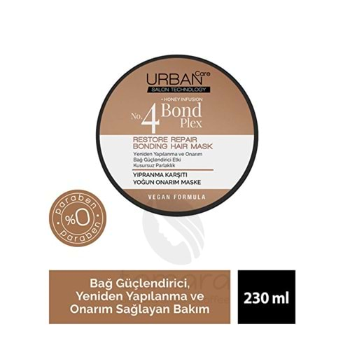 Urban Care Bond Plex Yıpranma Karşıtı Yoğun Onarım Maskesi No: 4 - 230 ml