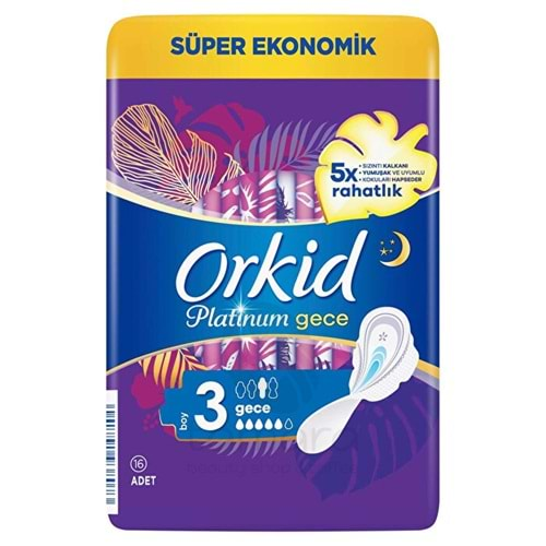 Orkid Platinum Dörtlü Gece 16'lı