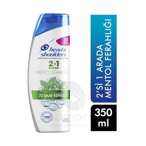 Head & Shoulders Şampuan 350 ml 2 si 1 Arada Mentol Ferahlığı