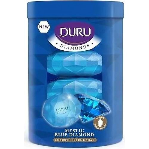Duru Diamonds Serisi Blue Mavi Sabun 4x90 gr