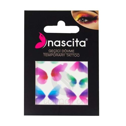 Nascita Yüz Sticker Geçici Dövme Butterfly Sticker - 18