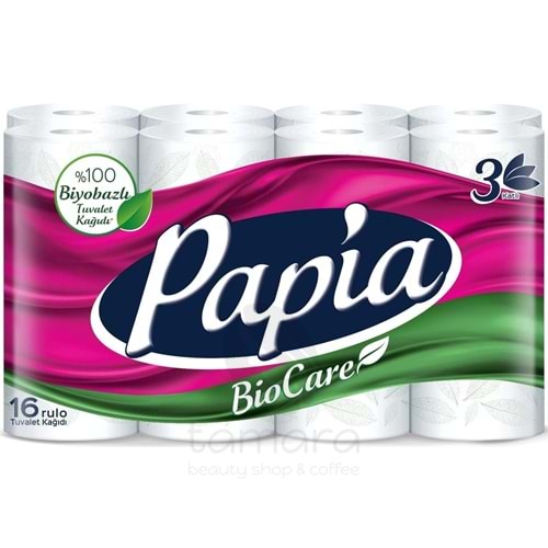 Papia Tuvalet Kağıdı (3 Katlı) 16 Lı Pk Bio Care