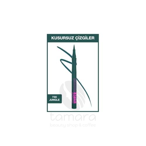 Maybelline New York Hyper Precise All Day Likit Liner 730 Jungle Green