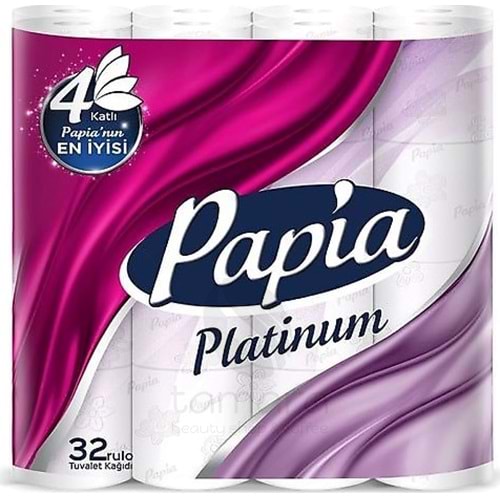 Papia Platinum 4 Katlı Tuvalet Kağıdı 32'li