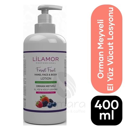 Lilamor 400 ml El & Yüz Orman Meyveli Vücut Losyonu