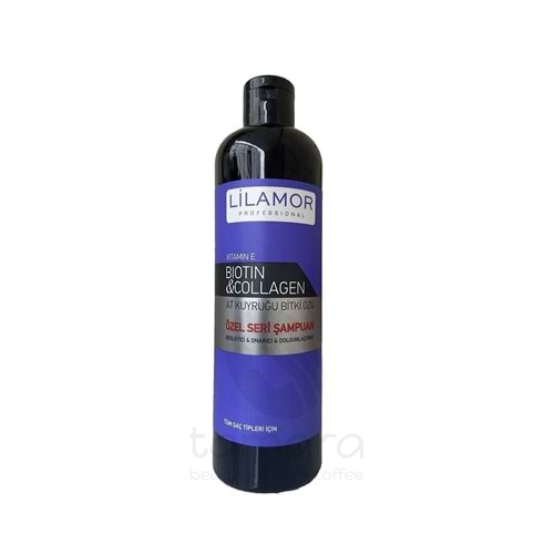 Lilamor Professional Biotin Ve Collagen - At Kuyruğu Bitki Özlü Şampuan 400 Ml