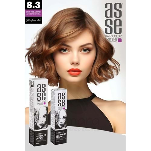 Asse 8.3 Açık Dore Kumral - 60ml Tüp Boya