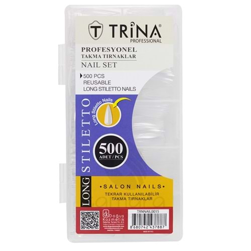 Trina Takma Tırnak 500 ‘lü Kutulu (Long Stiletto )