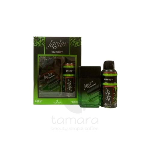Jagler Energy Men Parfüm 90 ml. + Deodorant 150 ml Gift Set Kofre