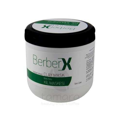 BerberX Herbal Extract Clay MASK Skin Care Bitki Özlü Kil Maskesi 650 g.