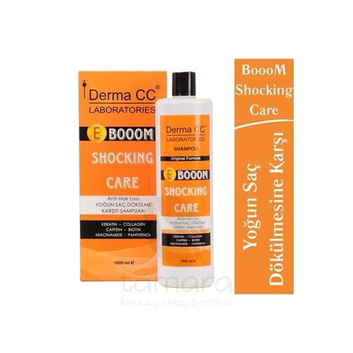 Derma CC Laboratories Booom Shocking Care - Yoğun Dökülme Karşıtı Şampuan 1000 Ml