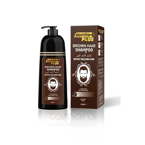 Softto Plus Kahverengi Brown Hair Şampuan 350 ml