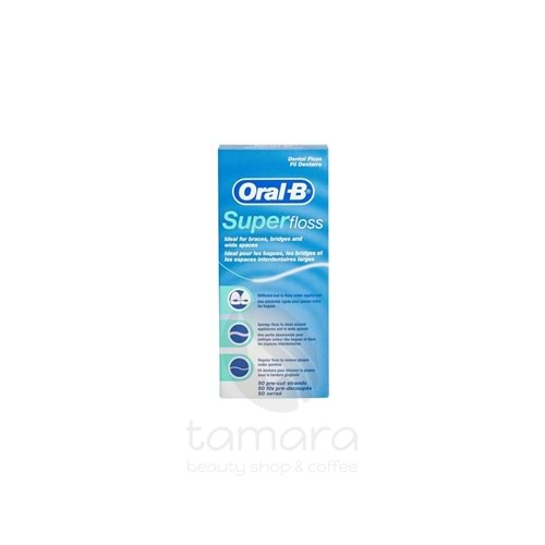 Oral-B Diş Ipi Super Floss 50 Adet