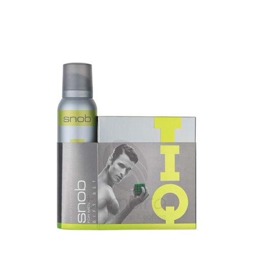 Snob IQ Edt + Perfumed Deodorant - Hediye Seti 100 ml EDT Parfüm150 ml Deodorant