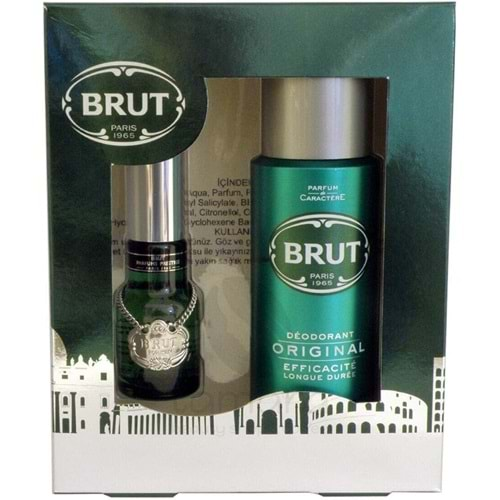 Brut Madalyon Original Edt 30 ml Erkek Parfüm +200 ml Erkek Deodorant Set